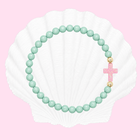 Seafoam (Baby Pink Cross)