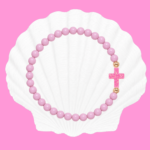 Seashell (Candy Pink Cross)