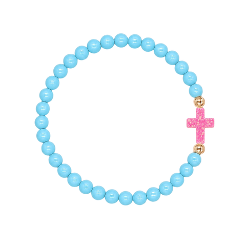Sky (Candy Pink Cross)