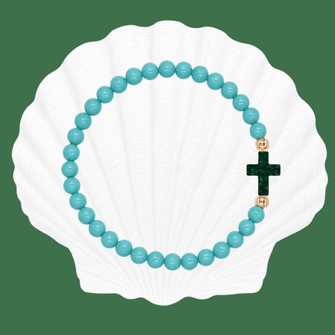 Surf Girl Green (Emerald Cross)