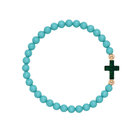 Surf Girl Green (Emerald Cross)