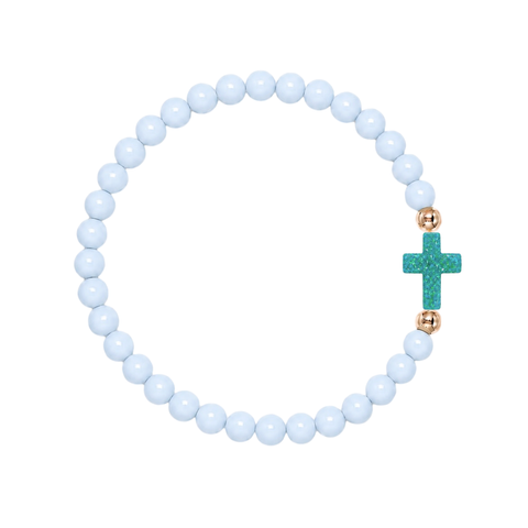 Powder Blue (Mermaid Green Cross)