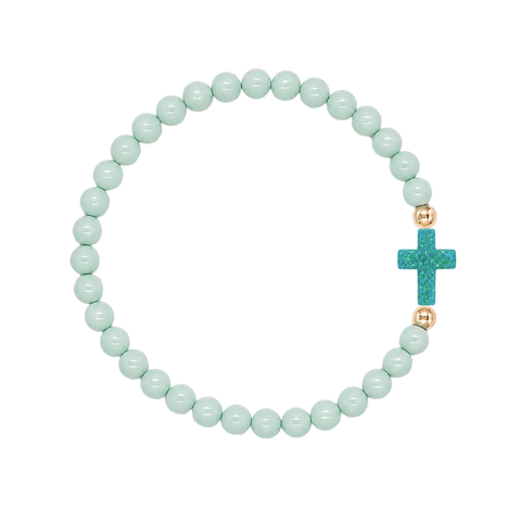 Pale Mint (Mermaid Green Cross)