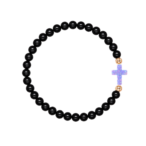 Black (Purple Cross)