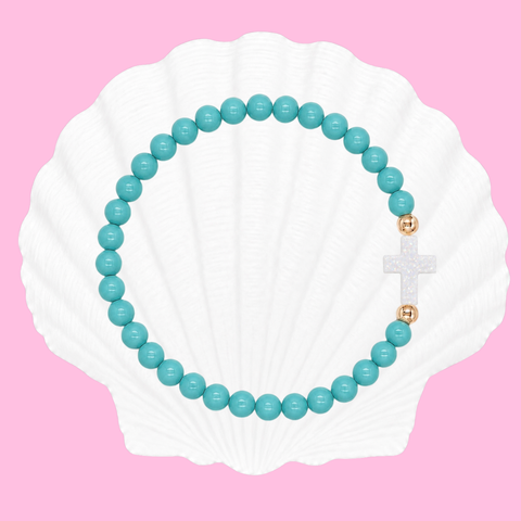Surf Girl Green (White Cross)
