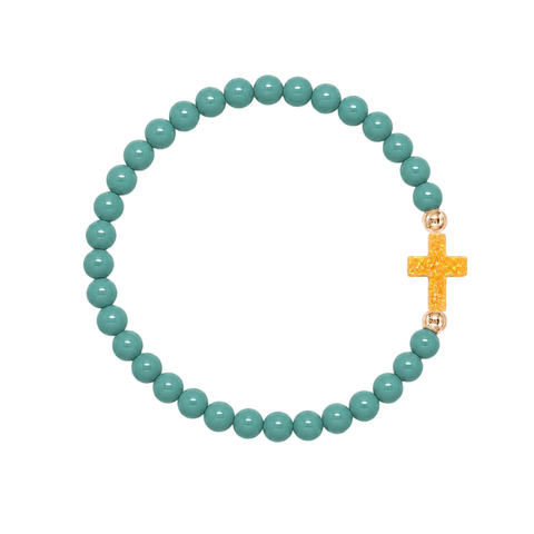 Teal (Pineapple Cross)