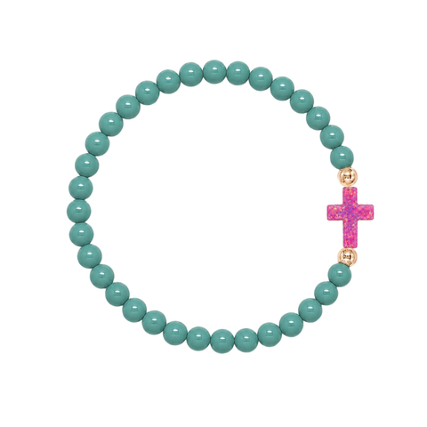 Teal (Hibiscus Cross)