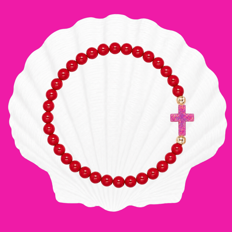 Red (Hibiscus Cross)
