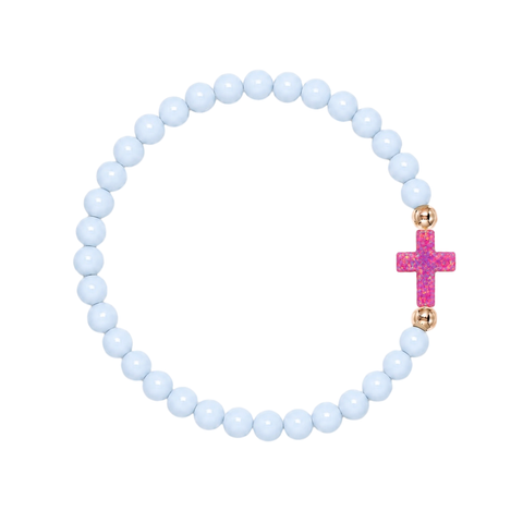 Powder Blue (Hibiscus Cross)