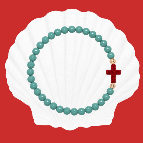 Teal (Ruby Red Cross)