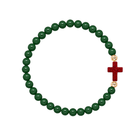 Forest Green (Ruby Red Cross)