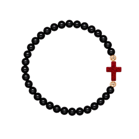 Black (Ruby Red Cross)