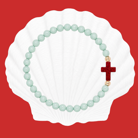 Pale Mint (Ruby Red Cross)