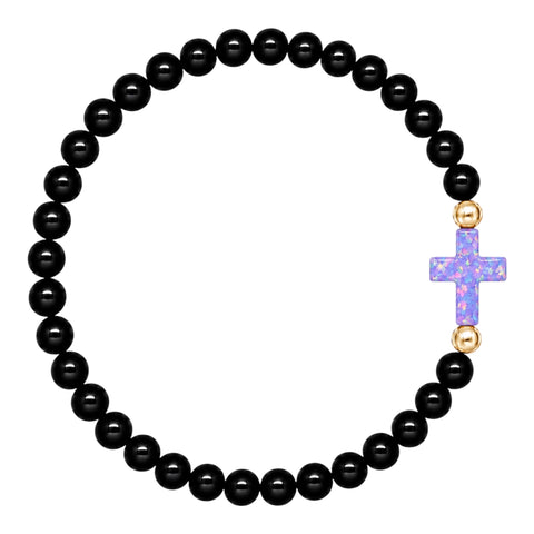 Black (Purple Cross)