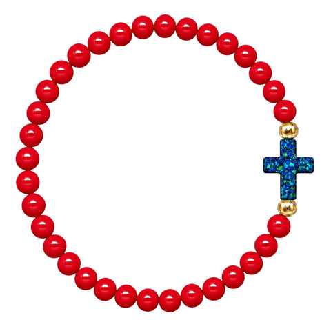 Red (Deep Blue Sea Cross)