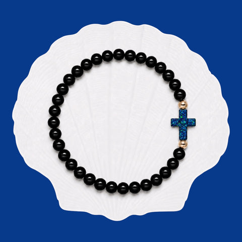 Black (Deep Blue Sea Cross)