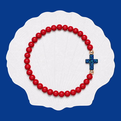 Red (Deep Blue Sea Cross)