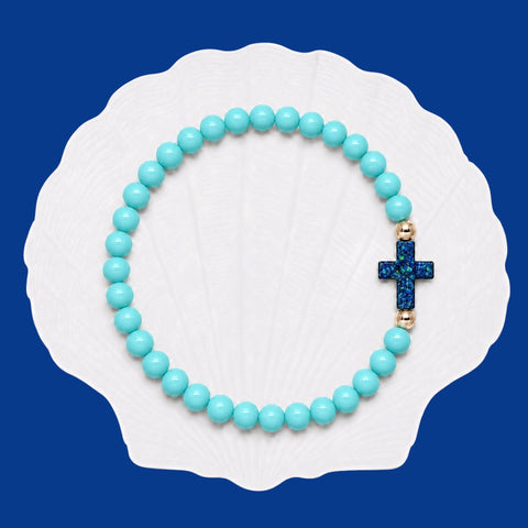 Turquoise (Deep Blue Sea Cross)