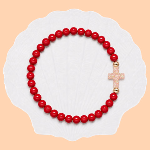 Red (Shimmery Shell)
